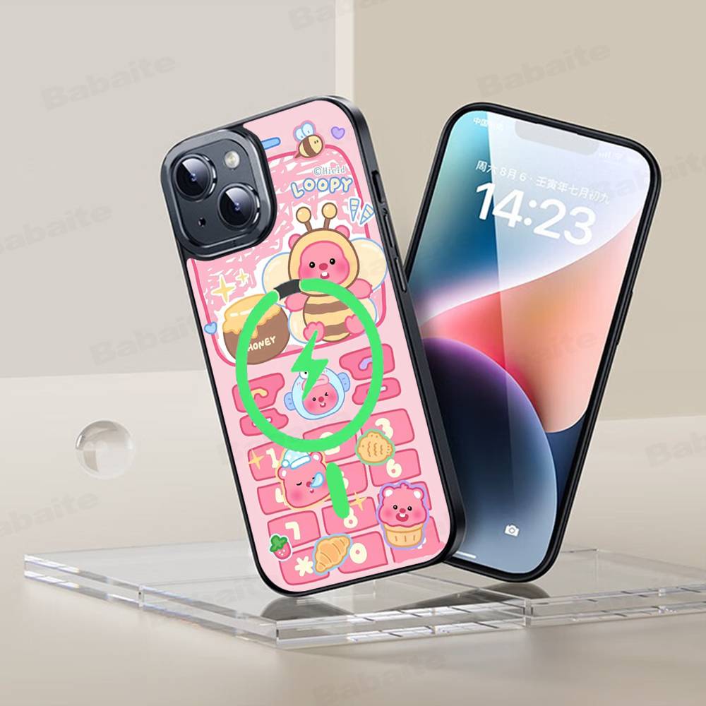 Phone Cases Loopy - Funda Magnética Inalámbrica Korea Zanmang L-Loopy