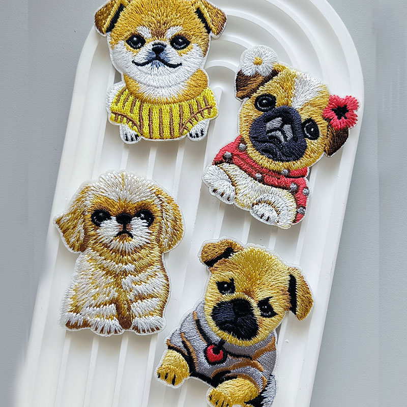 Phone Cases Eco Friendly - Parche bordado de cachorro lindo, parches