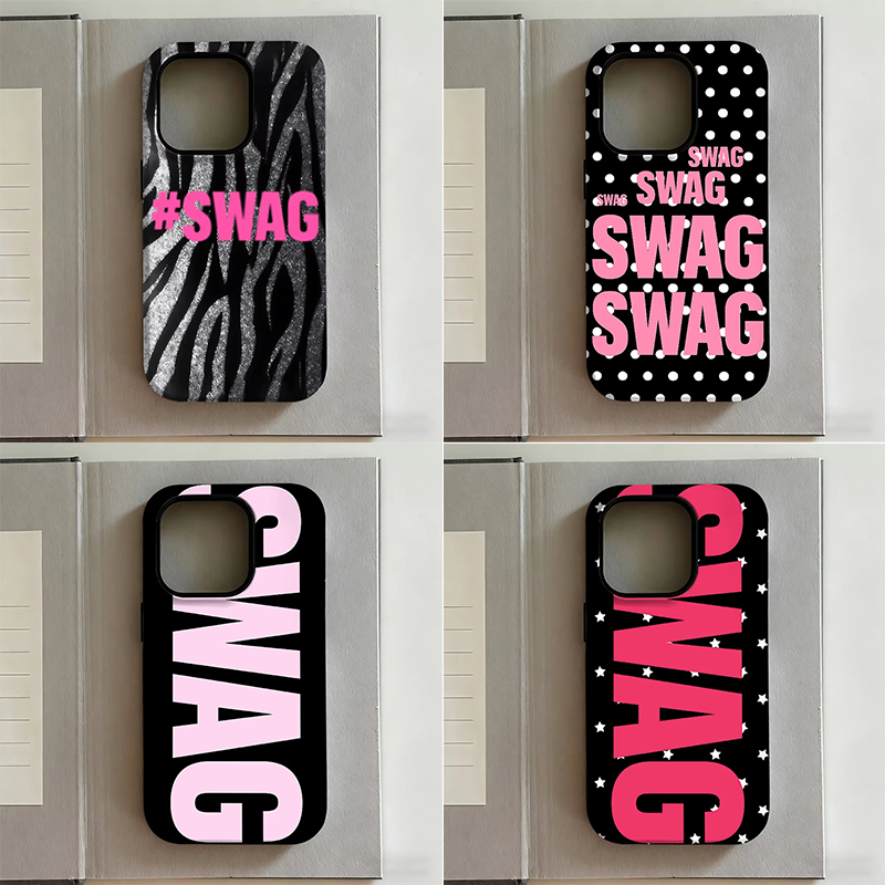 Phone Cases Y2K - Funda de Silicona Antigolpes con Letras