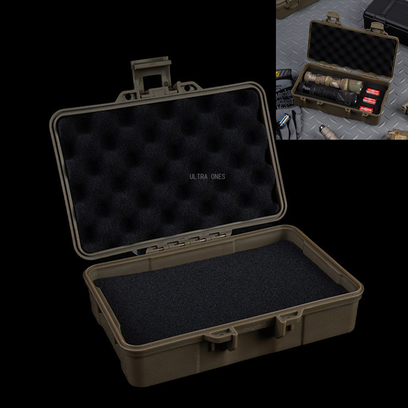 Military Grade Case - Molle-estuche de almacenamiento de batería táctica