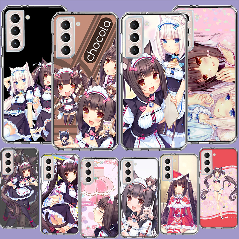 Phone Cases Shein - Funda de Teléfono Chocola Nekopara para