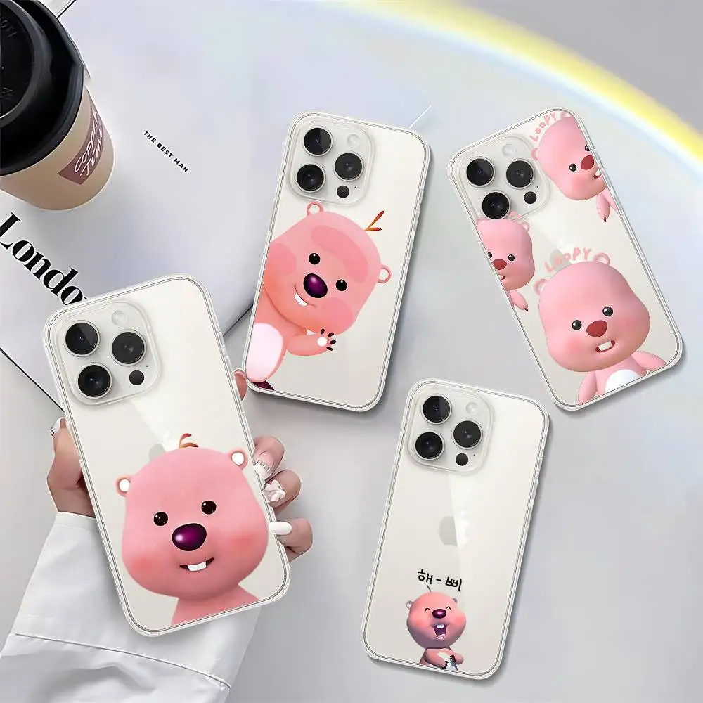 Phone Cases Loopy - Funda Transparente para Teléfono con Diseño