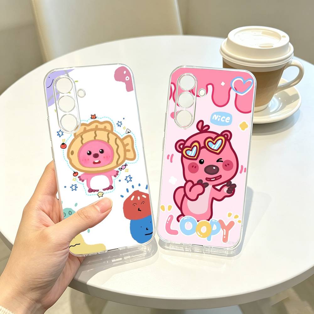 Phone Cases Loopy - Funda transparente para teléfono c-Cute L-Loopys