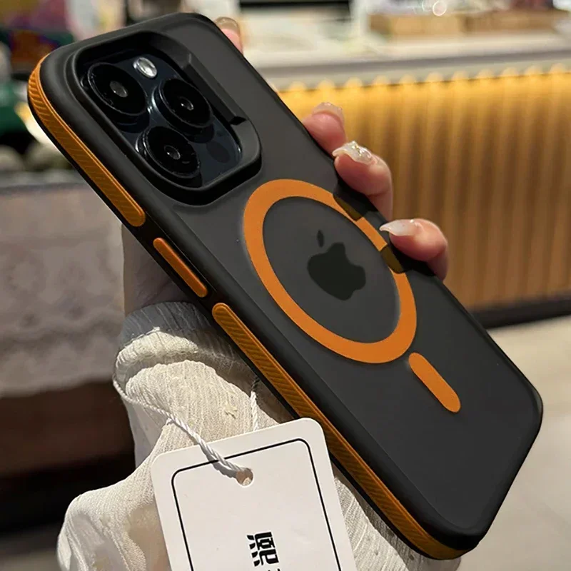 Matte Frosted Case - Nueva Funda Magnética Mate Bicolor para