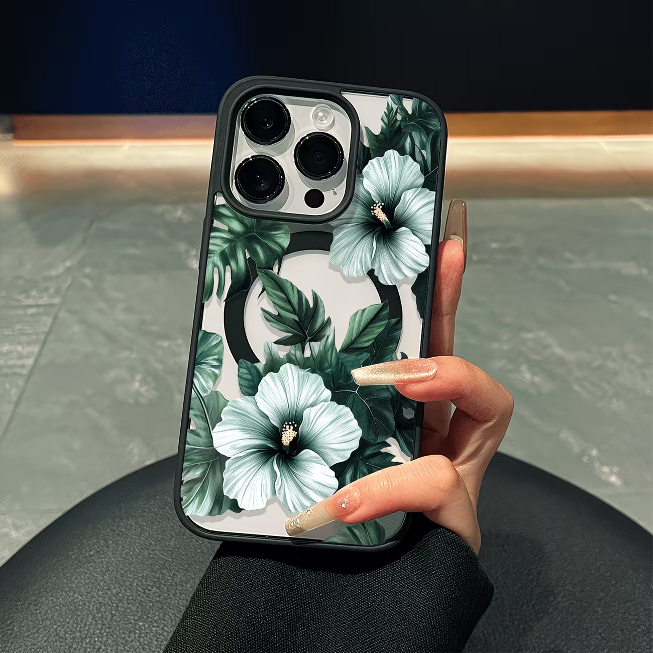 Phone Cases Magnetic - Funda para Teléfono con Estampado Floral