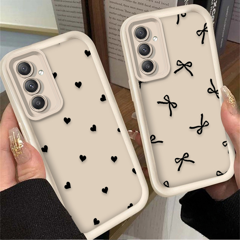 Funda negra con lazo de corazó - Phone Cases For Samsung reseña y precio