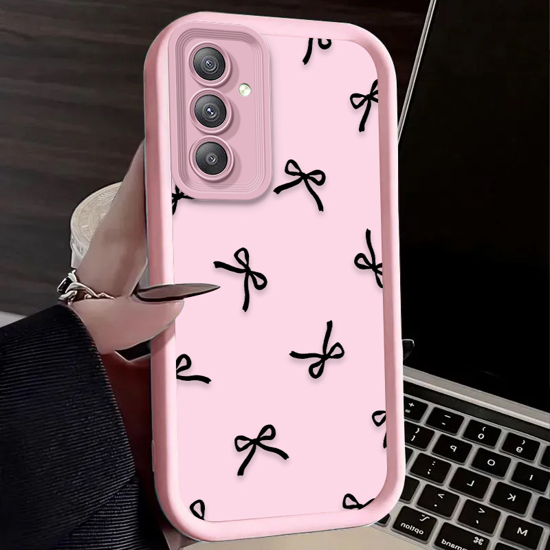 Funda negra con lazo de corazó - Phone Cases For Samsung reseña y precio