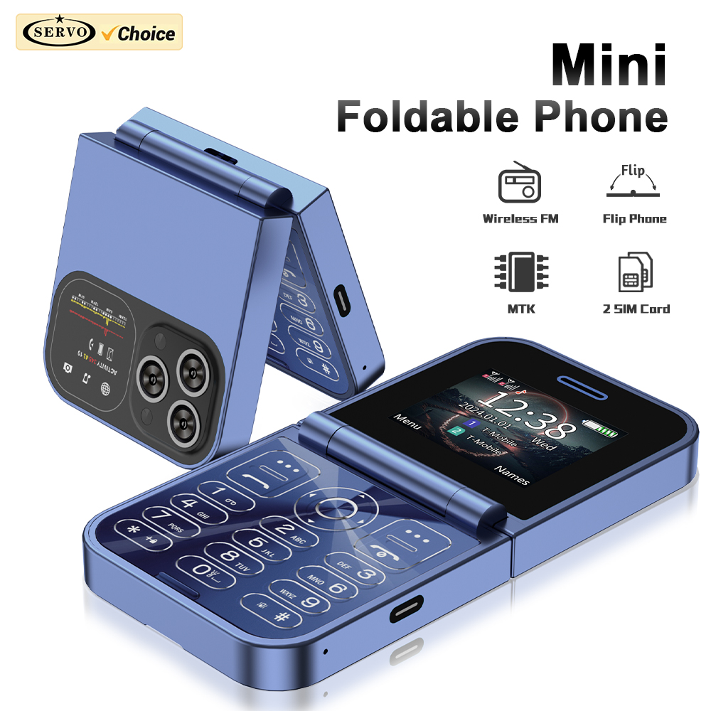 SERVO F15 Mini GSM Flip Mobile - Phone Cases Verizon reseña y precio