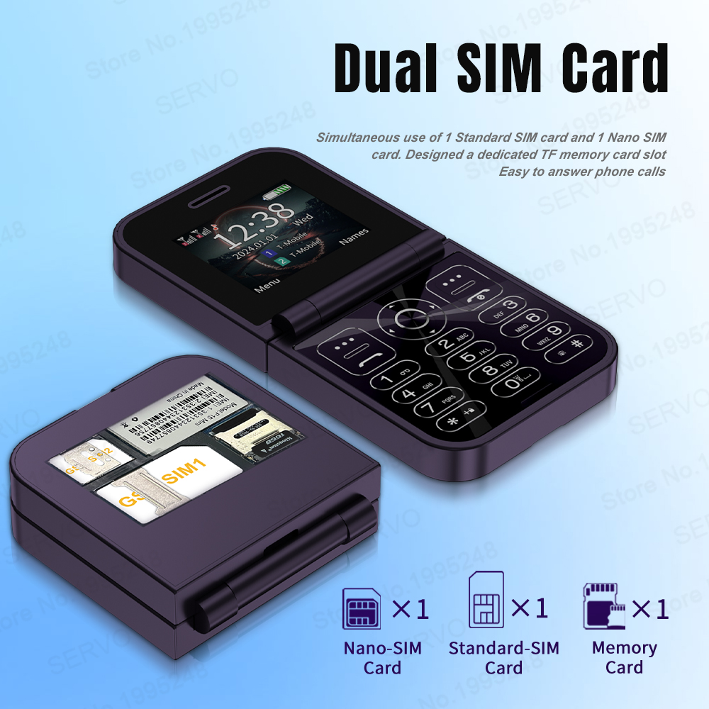 SERVO F15 Mini GSM Flip Mobile - Phone Cases Verizon reseña y precio