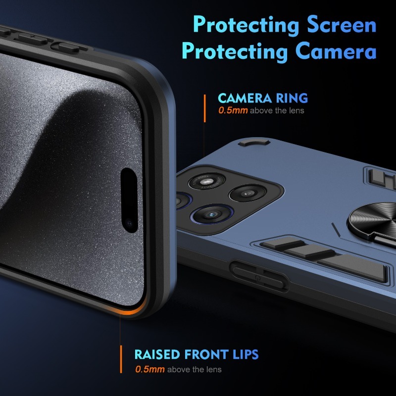 Armadura cubierta de soporte m - Phone Cases Moto G 2025 reseña y precio