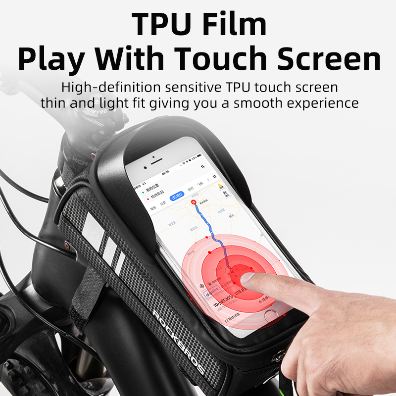 Bolsa para Bicicleta ROCKBROS, - Phone Cases Under $20 reseña y precio