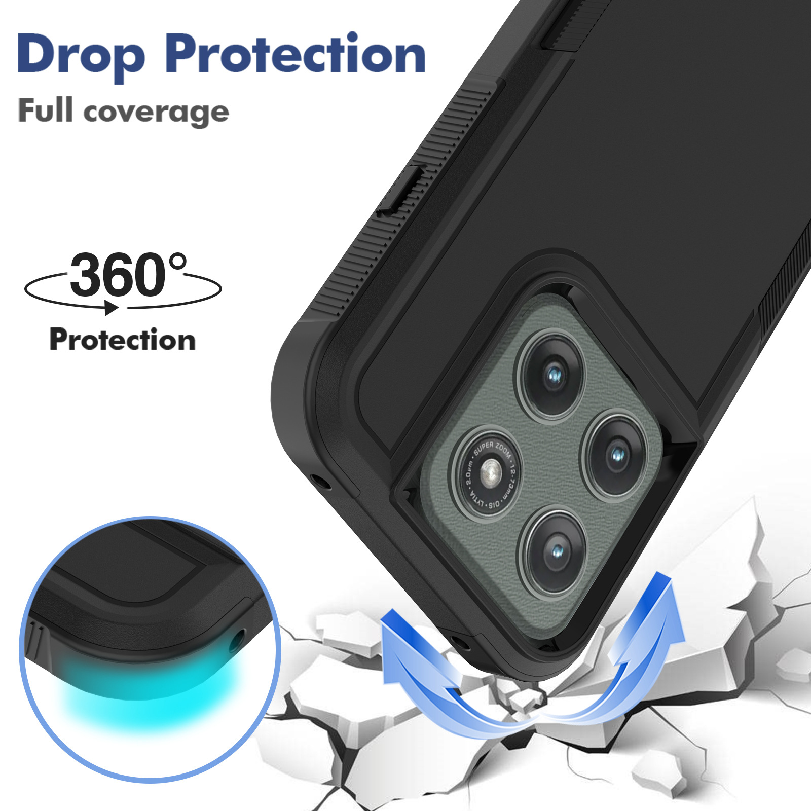 Funda Resistente 2 en 1 para M - Phone Cases Moto G 2025 reseña y precio