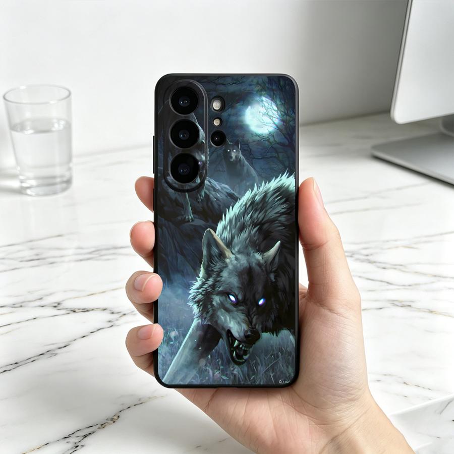 Funda Wolf Pack Under Moon par - Phone Cases Under $20 reseña y precio