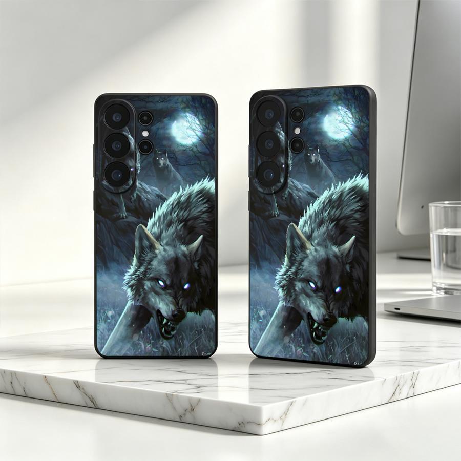 Funda Wolf Pack Under Moon par - Phone Cases Under $20 reseña y precio