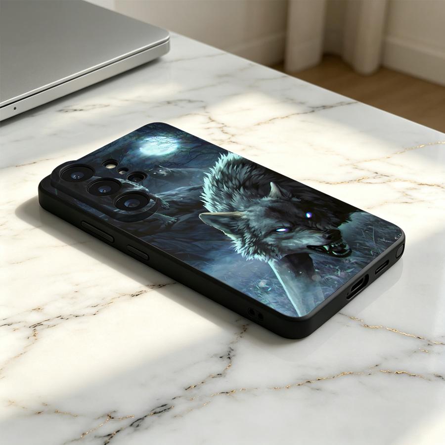 Funda Wolf Pack Under Moon par - Phone Cases Under $20 reseña y precio
