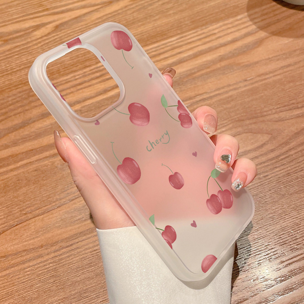 Funda de silicona mate Cherry  - Matte Frosted Case reseña y precio